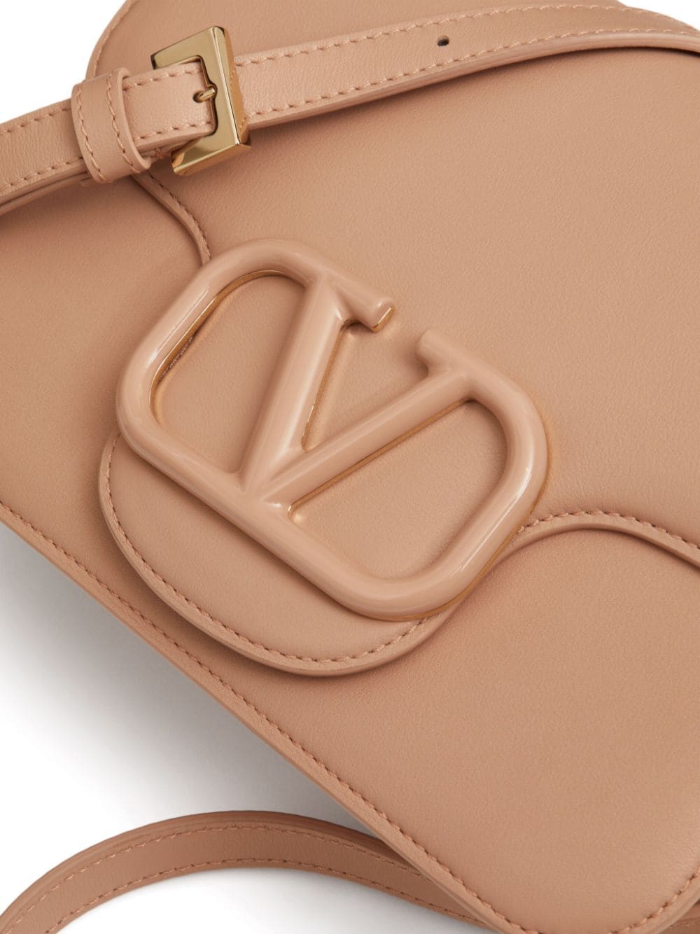 Bolso De Hombro Nude Logo Dorado