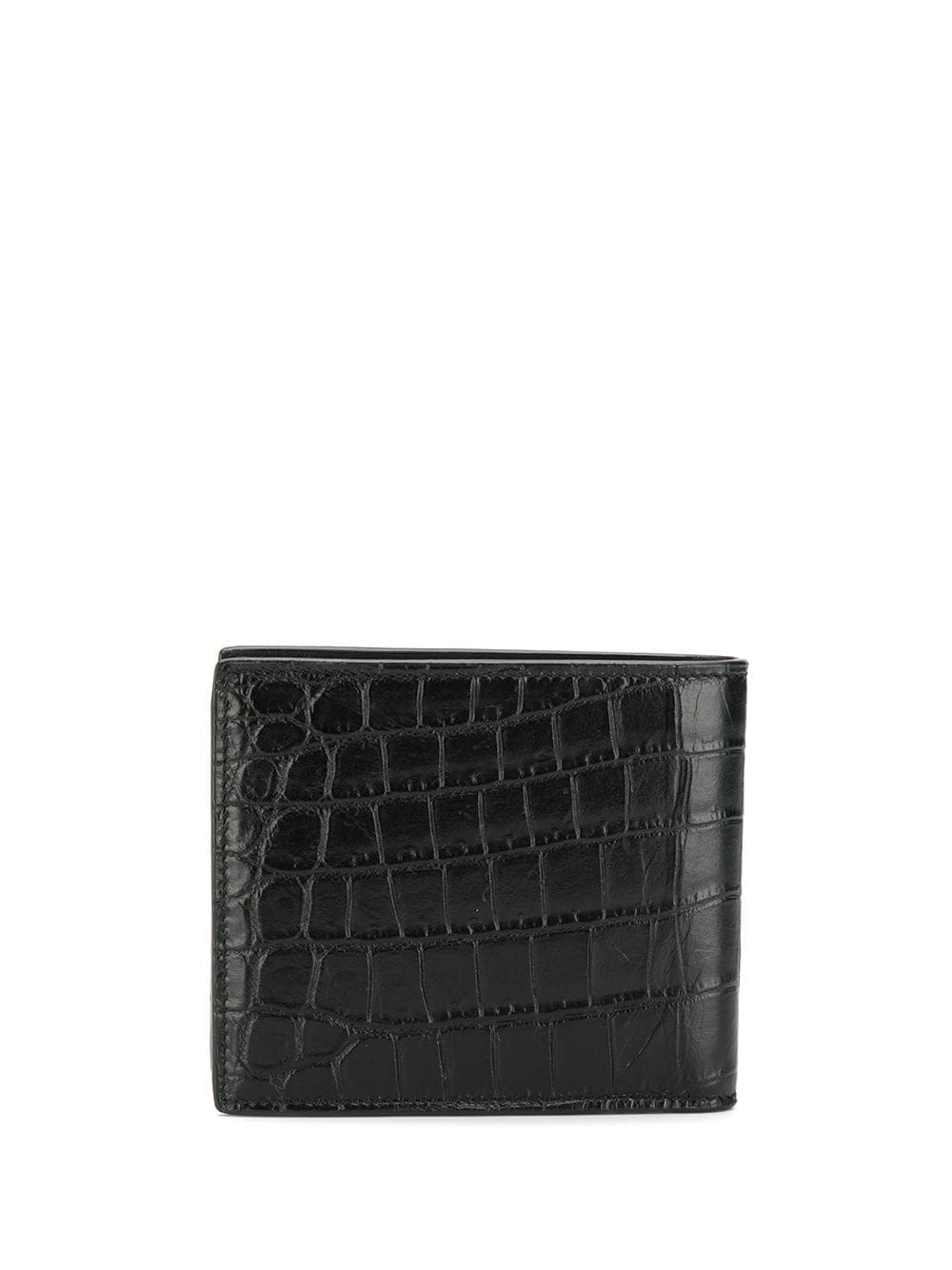 CARTERA YSL PFU 127Y NEGRA RELIEVE LOGO