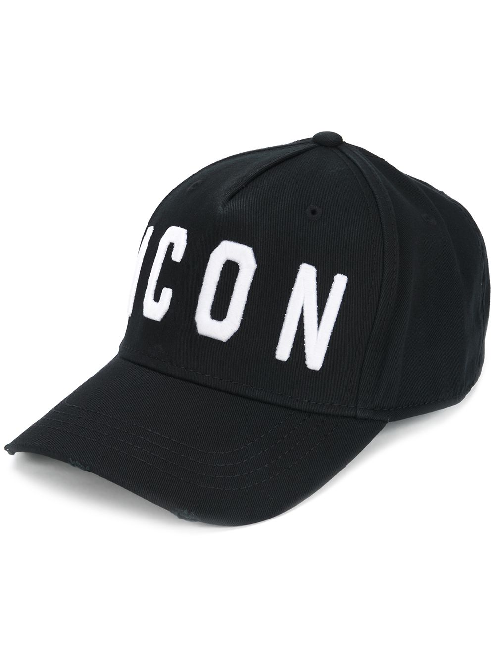 GORRA NEGRA ICON BLANCO