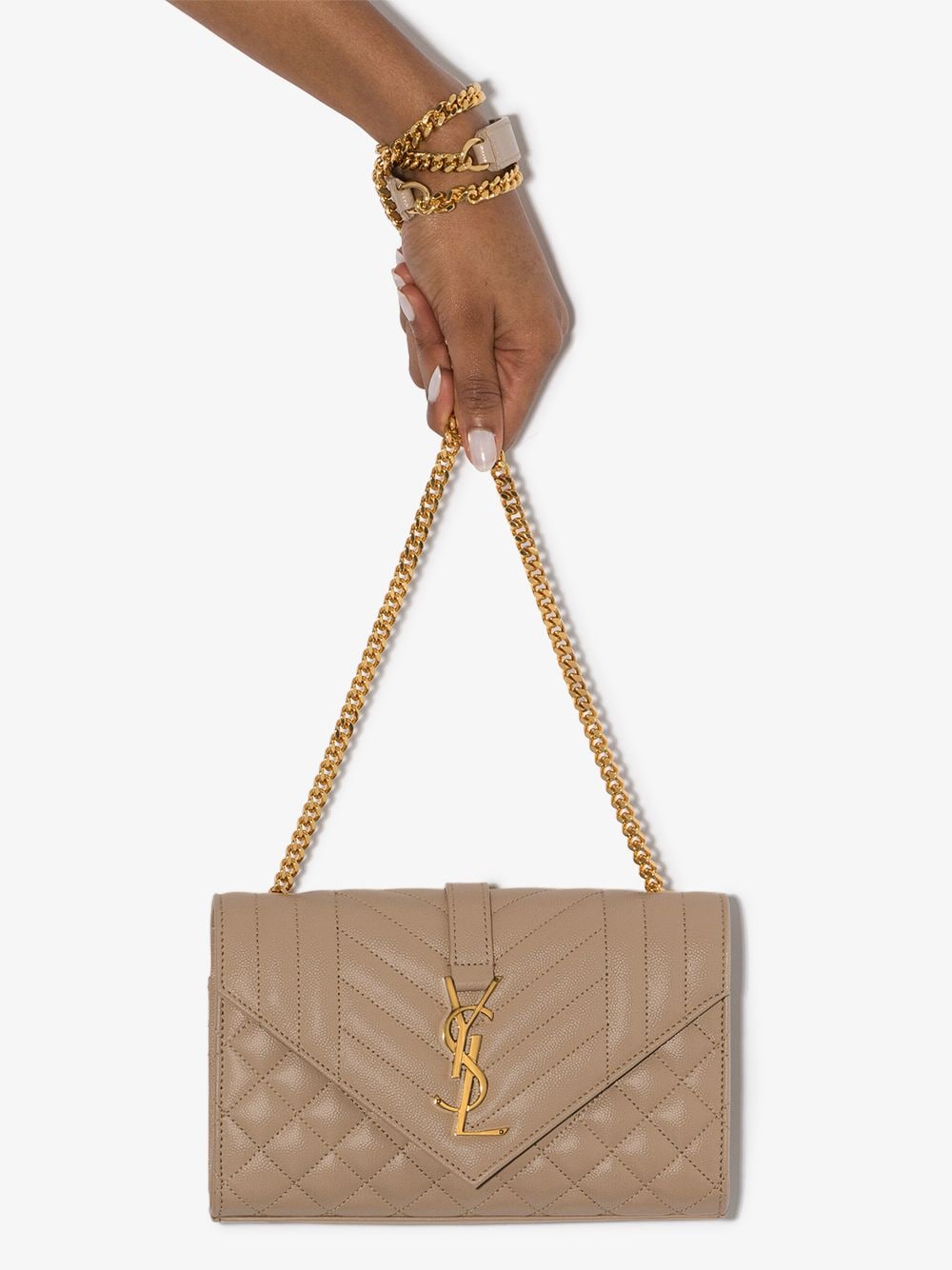 Bolso ysl online beige