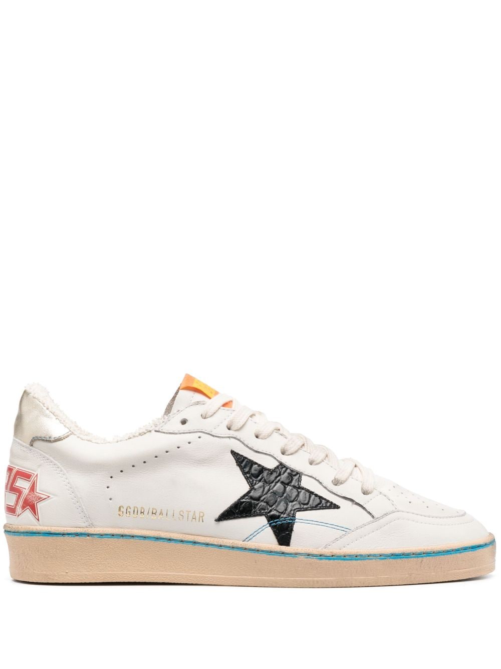 SNEAKER BALLSTAR BEIGE NEGRO PLATINO