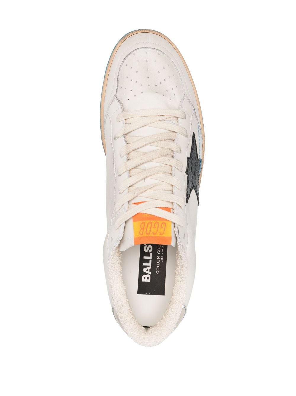 SNEAKER BALLSTAR BEIGE NEGRO PLATINO