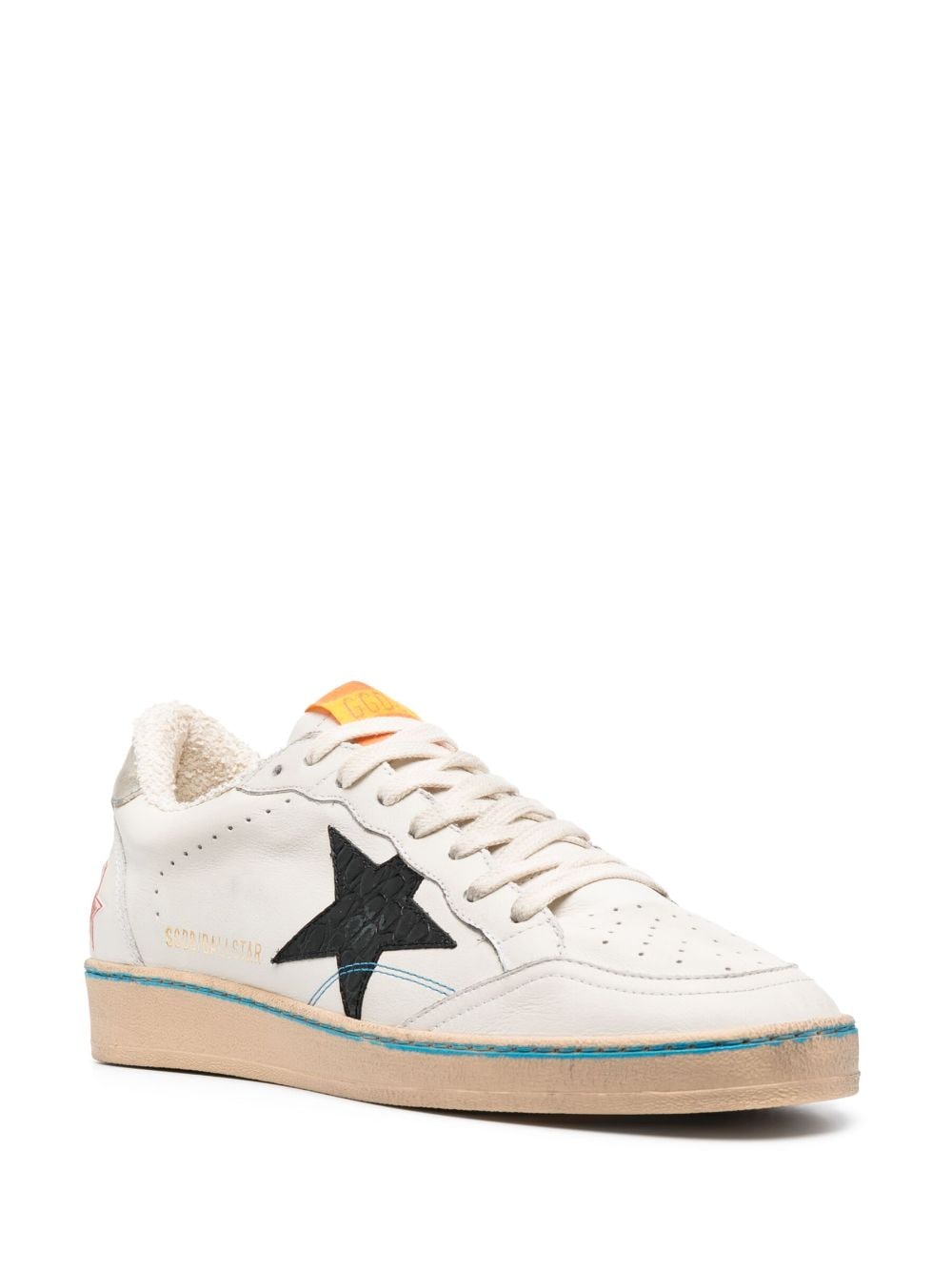 SNEAKER BALLSTAR BEIGE NEGRO PLATINO