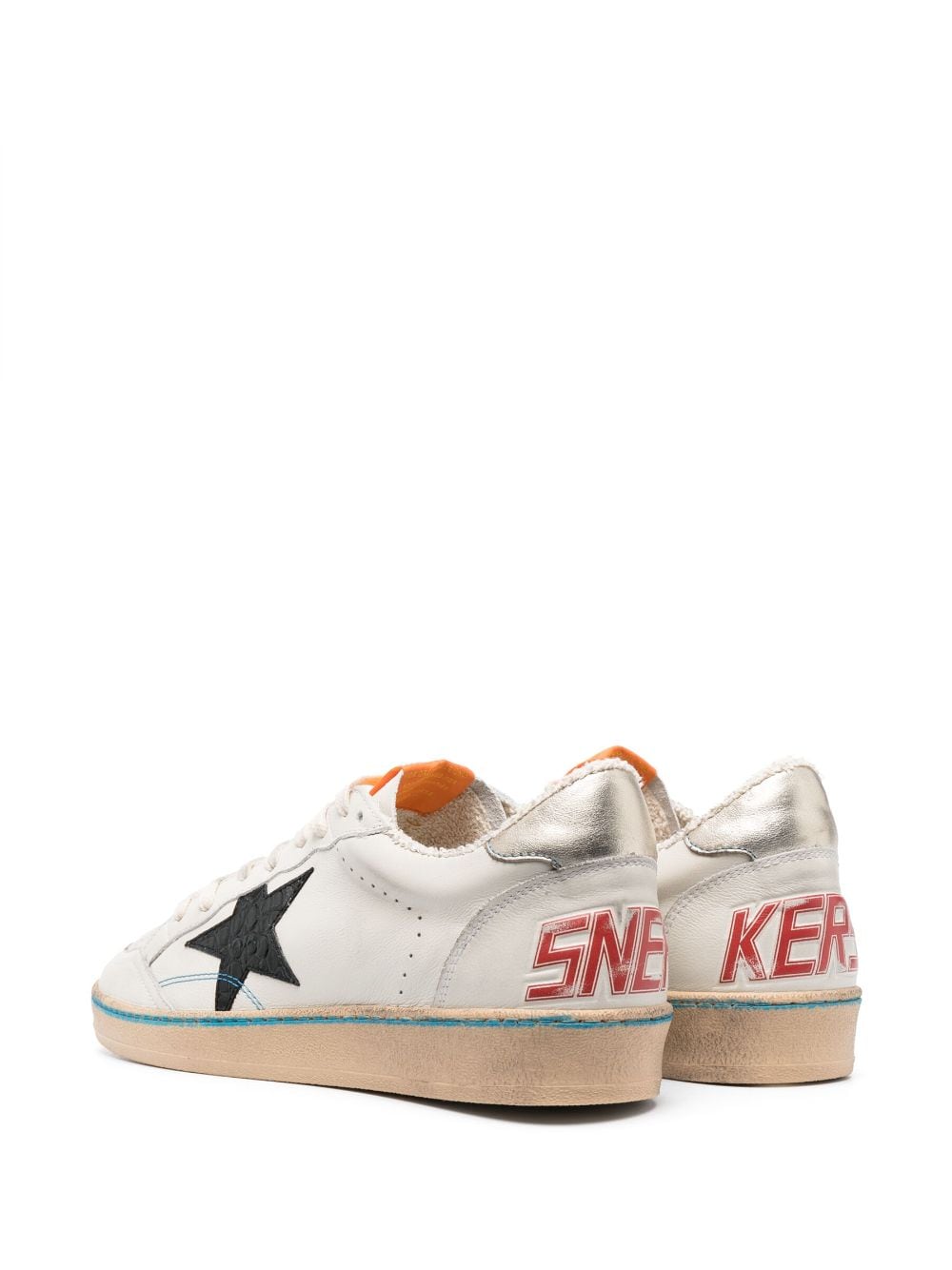 SNEAKER BALLSTAR BEIGE NEGRO PLATINO