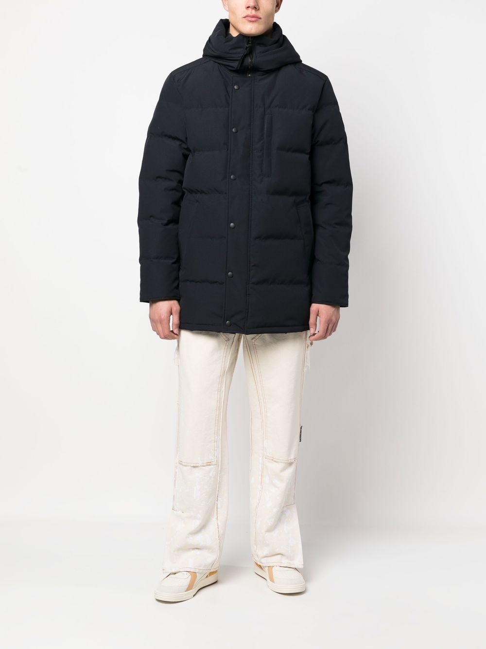 PARKA CARSON MARINO BLACK LABEL CAPUCHA