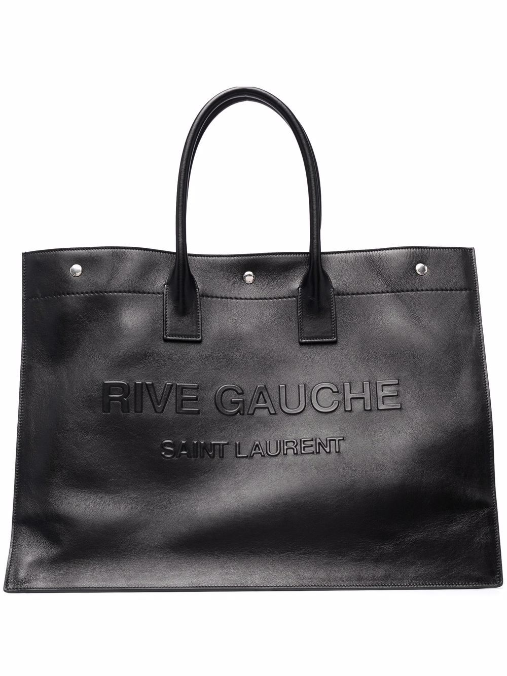 TOTE NOE NEGRO LOGO RIVE GAUCHE RELIEVE