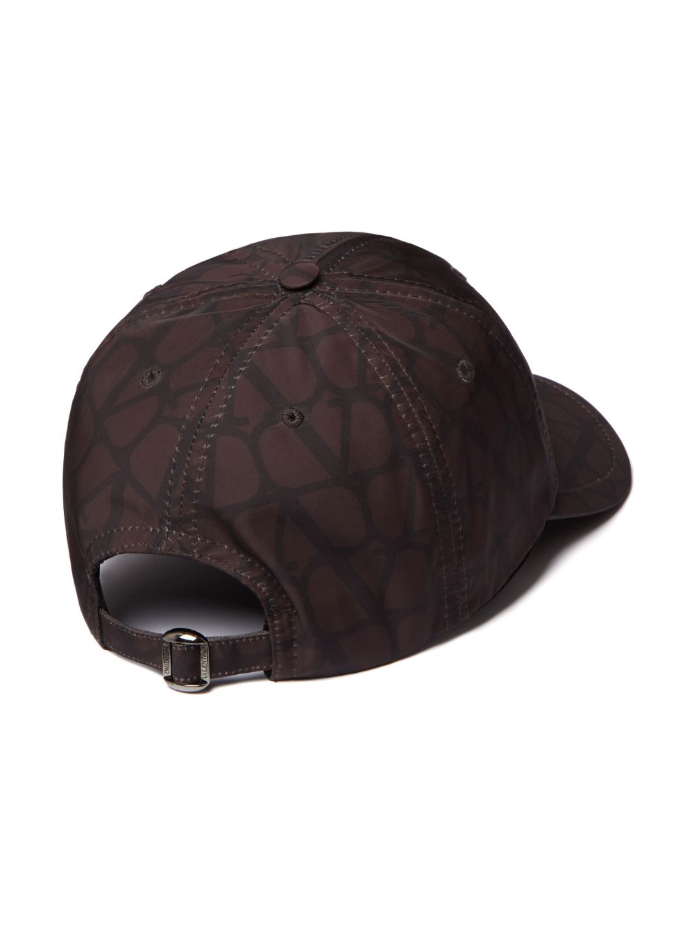 GORRA MARRON MONOGRAMA NEGRO