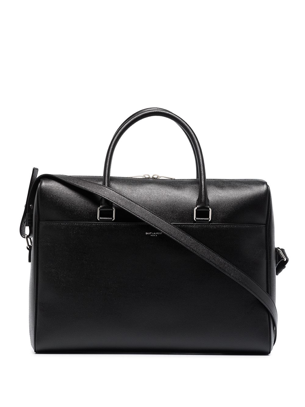 MALETIN DUFFLE NEGRO SAFFIANO