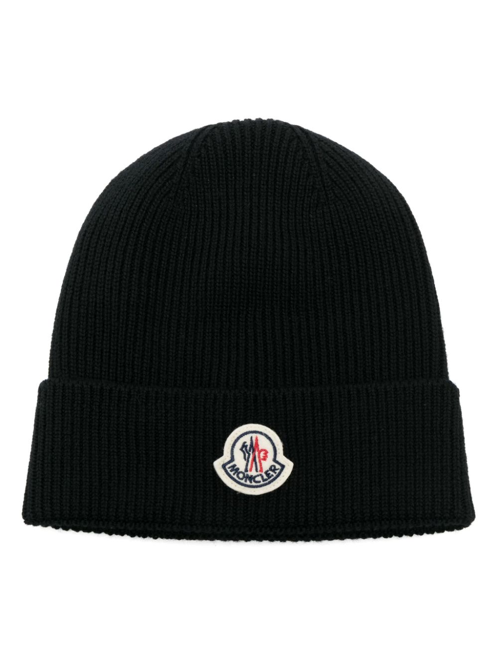 GORRO LANA NEGRO PARCHE LOGO