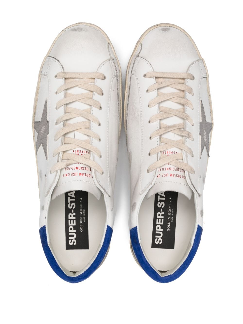 SNEAKER SUPERSTAR BLANCO GRIS AZUL