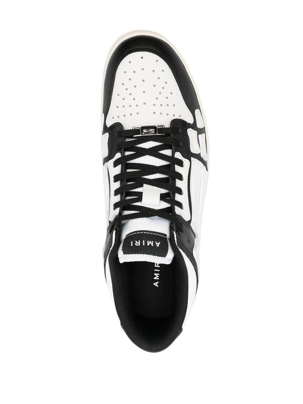 SNEAKER SKEL TOP LOW NEGRO BLANCO