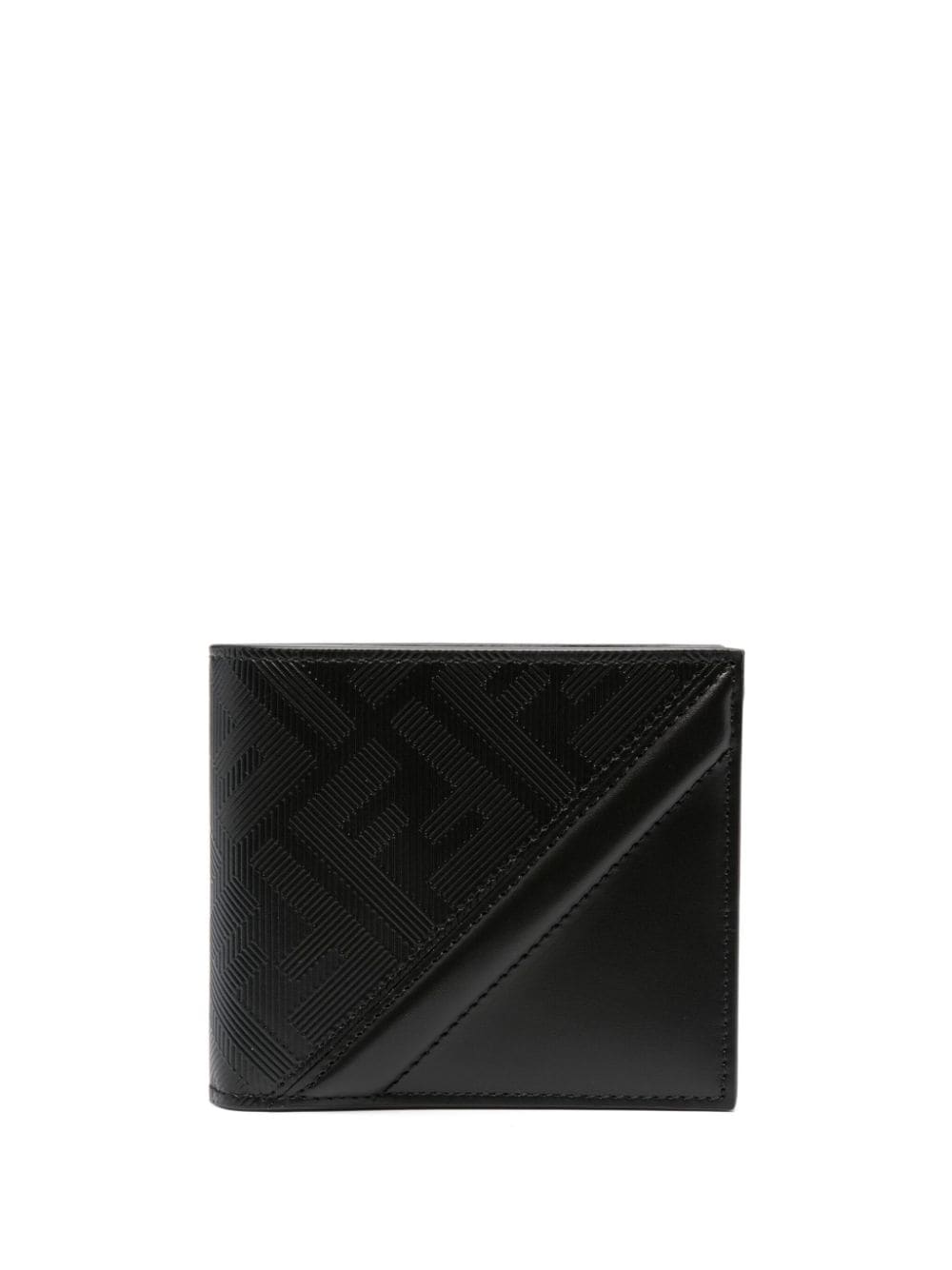 CARTERA BIFOLD NEGRA MONOGRAMA