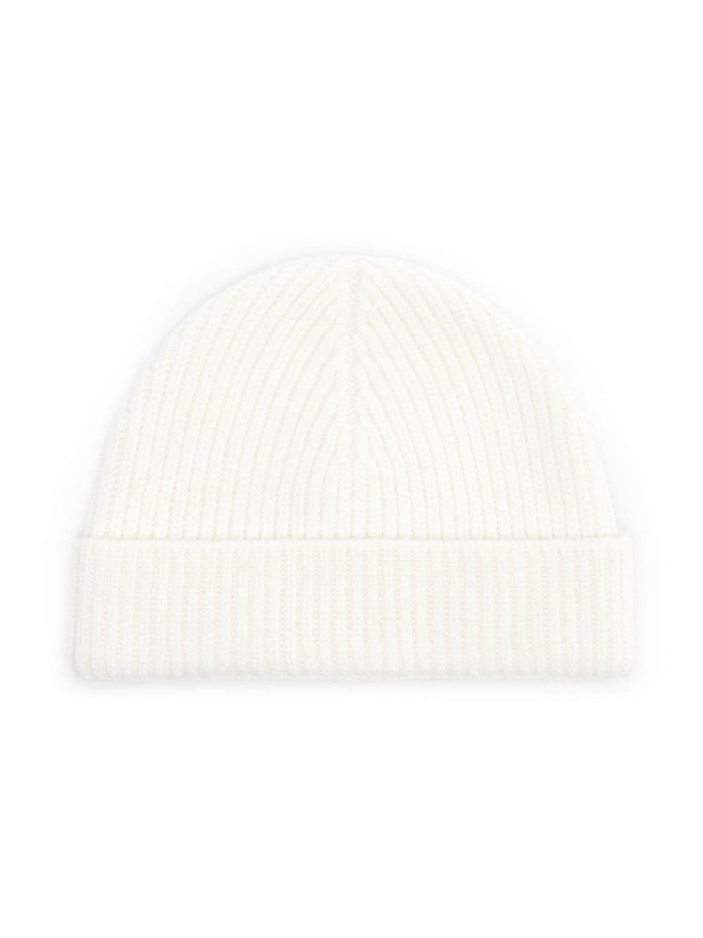 GORRO LANA BLANCO LOGO ROJO