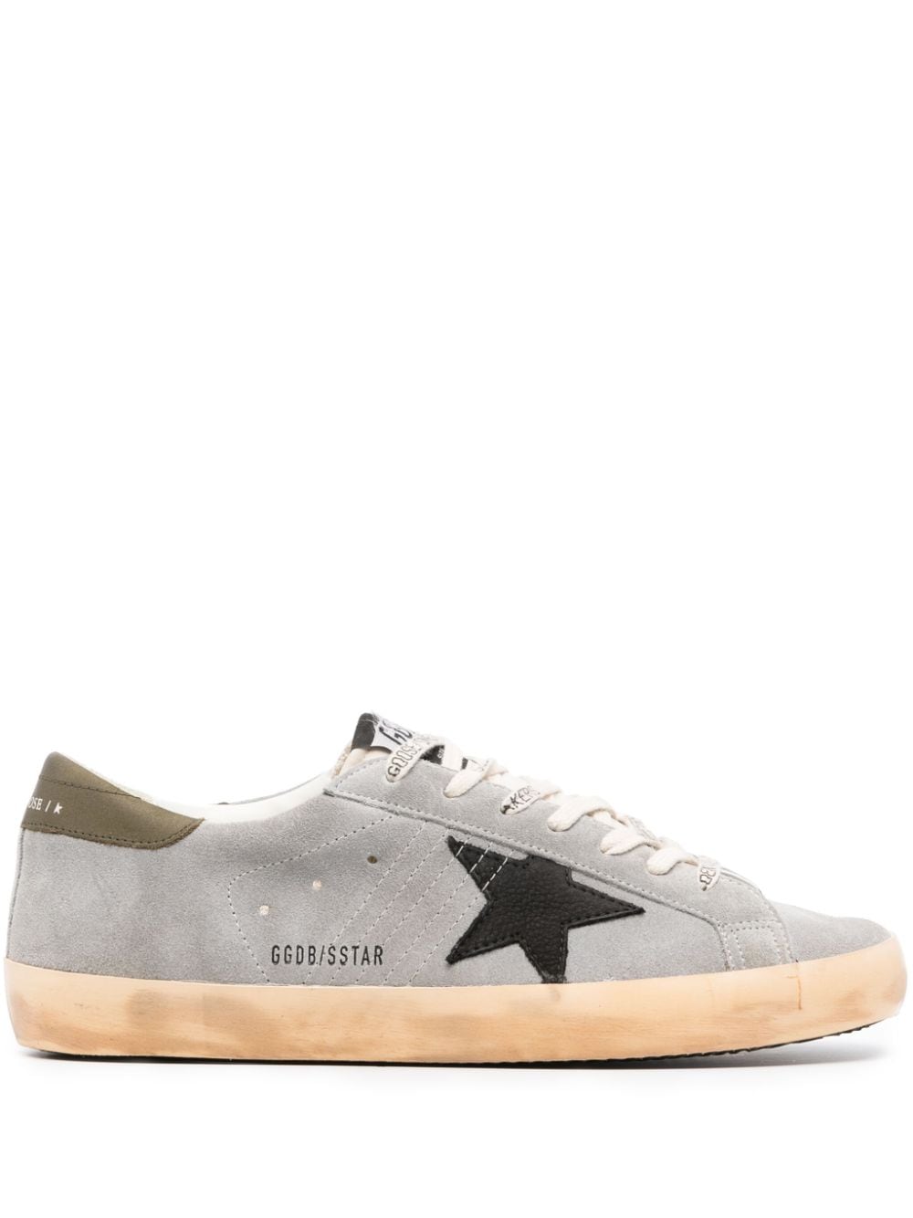 SNEAKER SUPERSTAR GRIS NEGRO VERDE