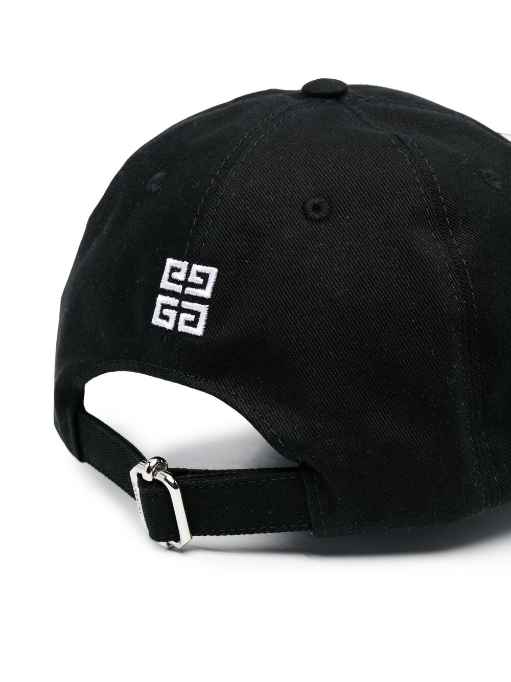 GORRA NEGRA LOGO BLANCO BORDADO