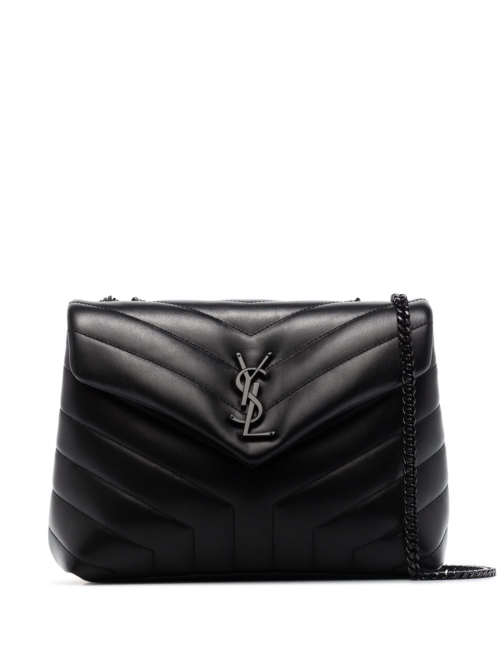 BOLSO LOULOU S NEGRO LOGO NEGRO