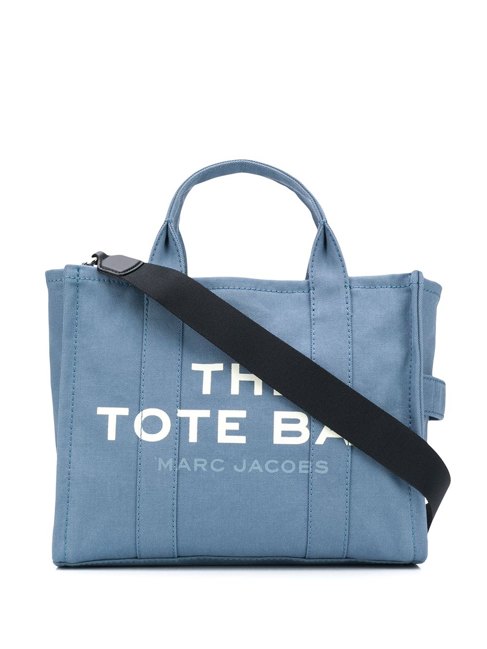 TOTE THE MEDIUM AZUL LOGO BLANCO