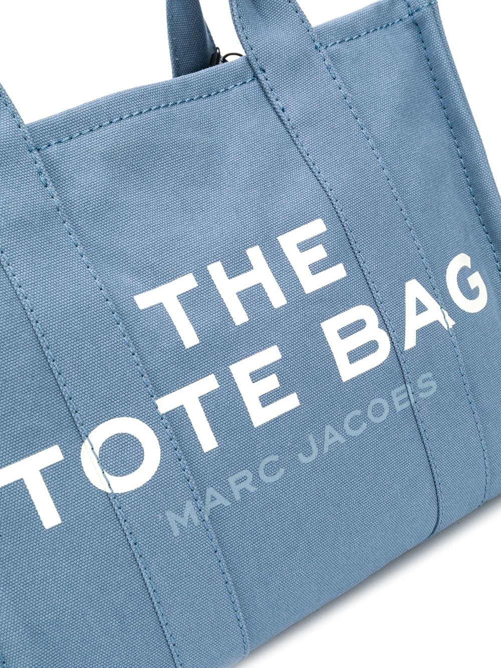 TOTE THE MEDIUM AZUL LOGO BLANCO