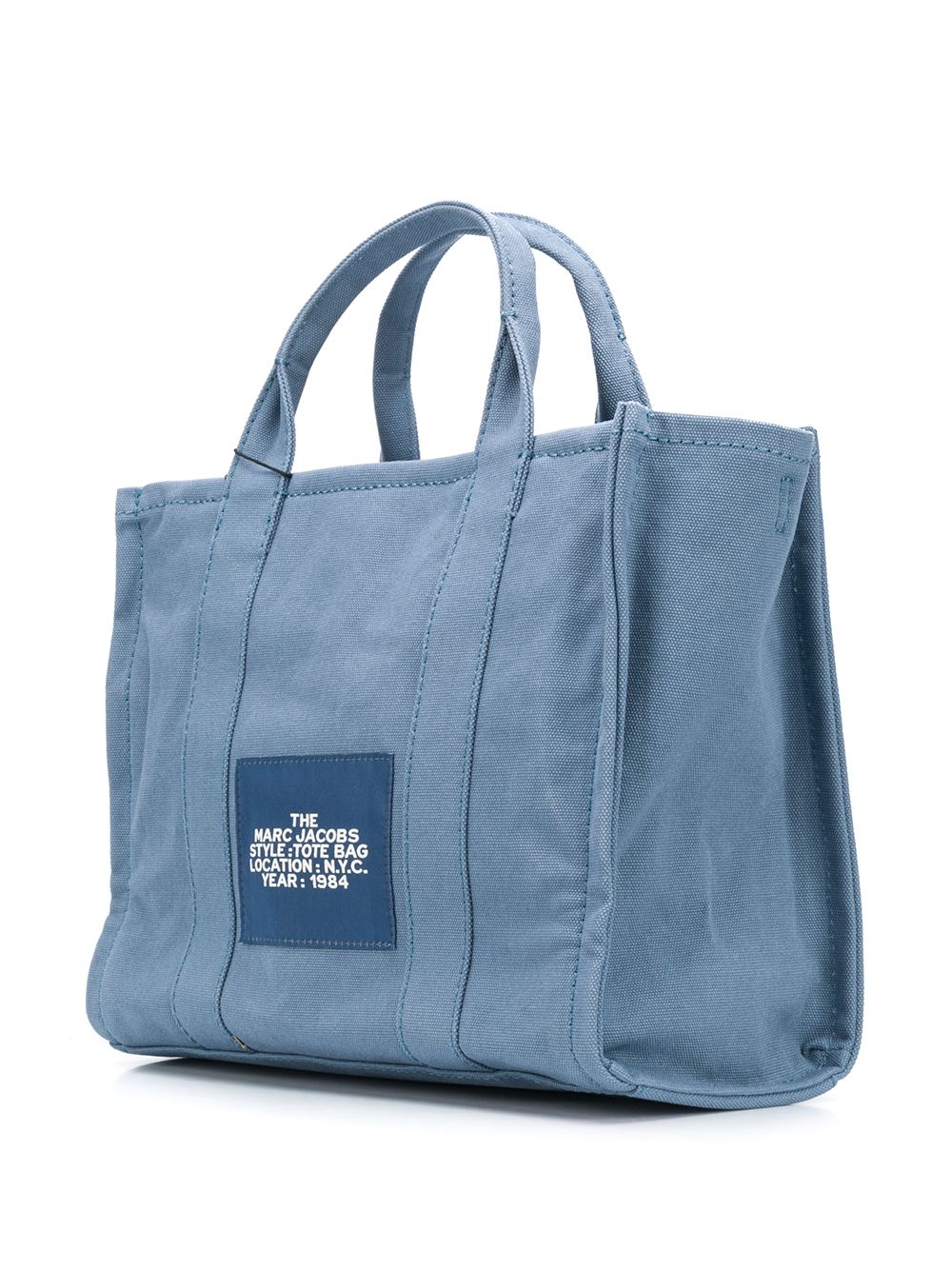 TOTE THE MEDIUM AZUL LOGO BLANCO