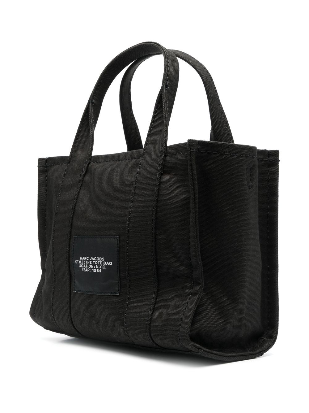 TOTE THE MINI NEGRO LOGO BLANCO