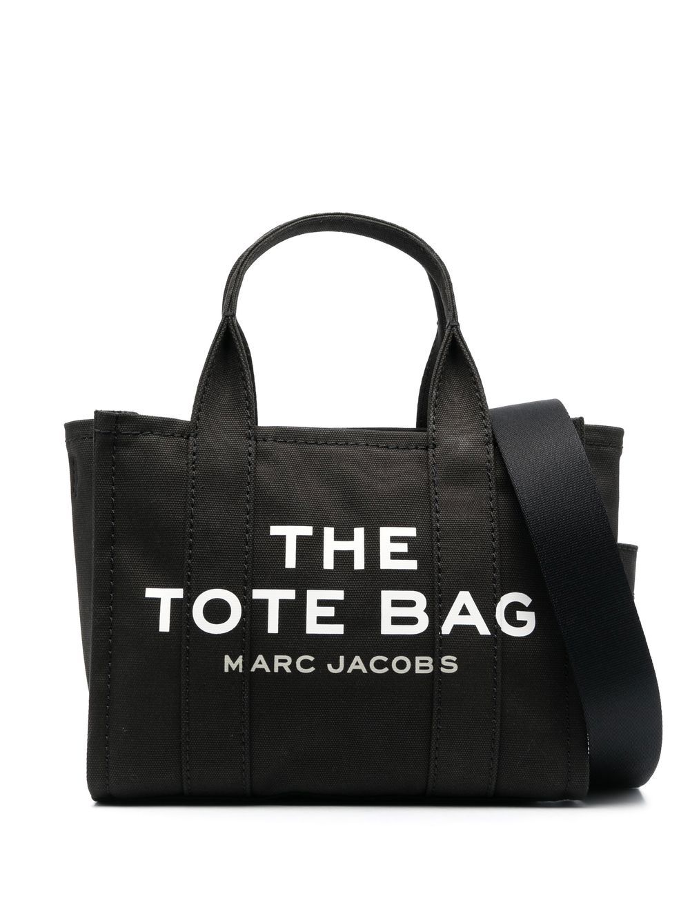 TOTE THE MINI NEGRO LOGO BLANCO