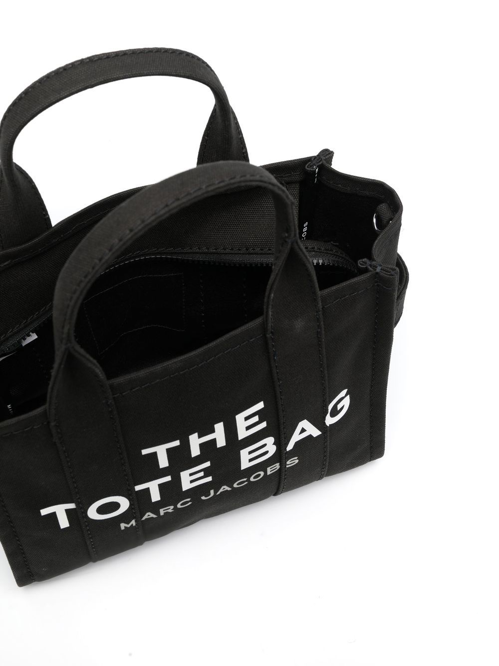 TOTE THE MINI NEGRO LOGO BLANCO