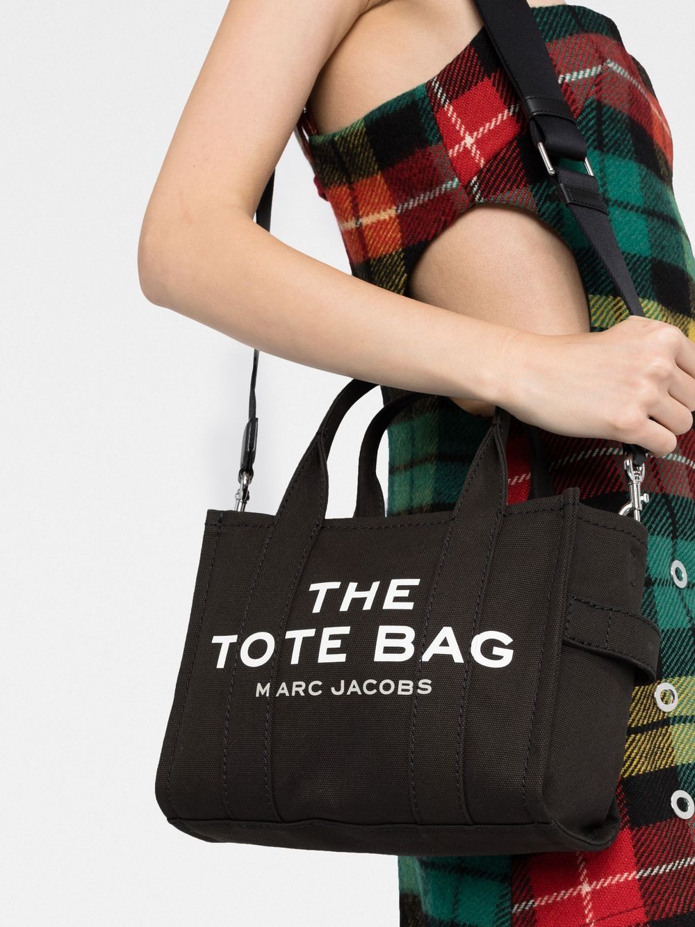 TOTE THE MINI NEGRO LOGO BLANCO