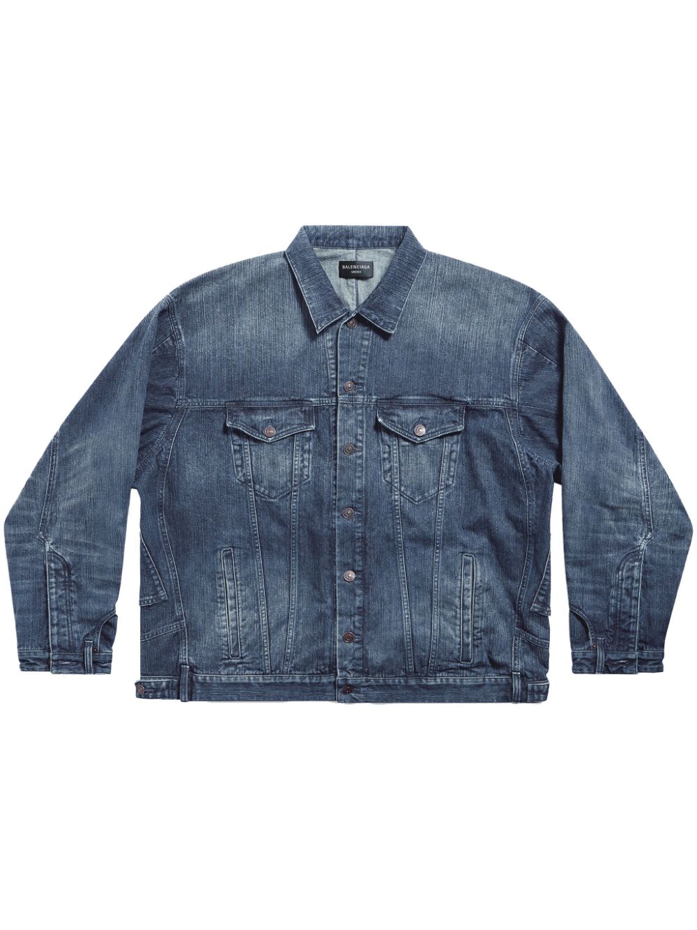 CAZADORA JEAN DECONSTRUCTED DENIM OSCURO