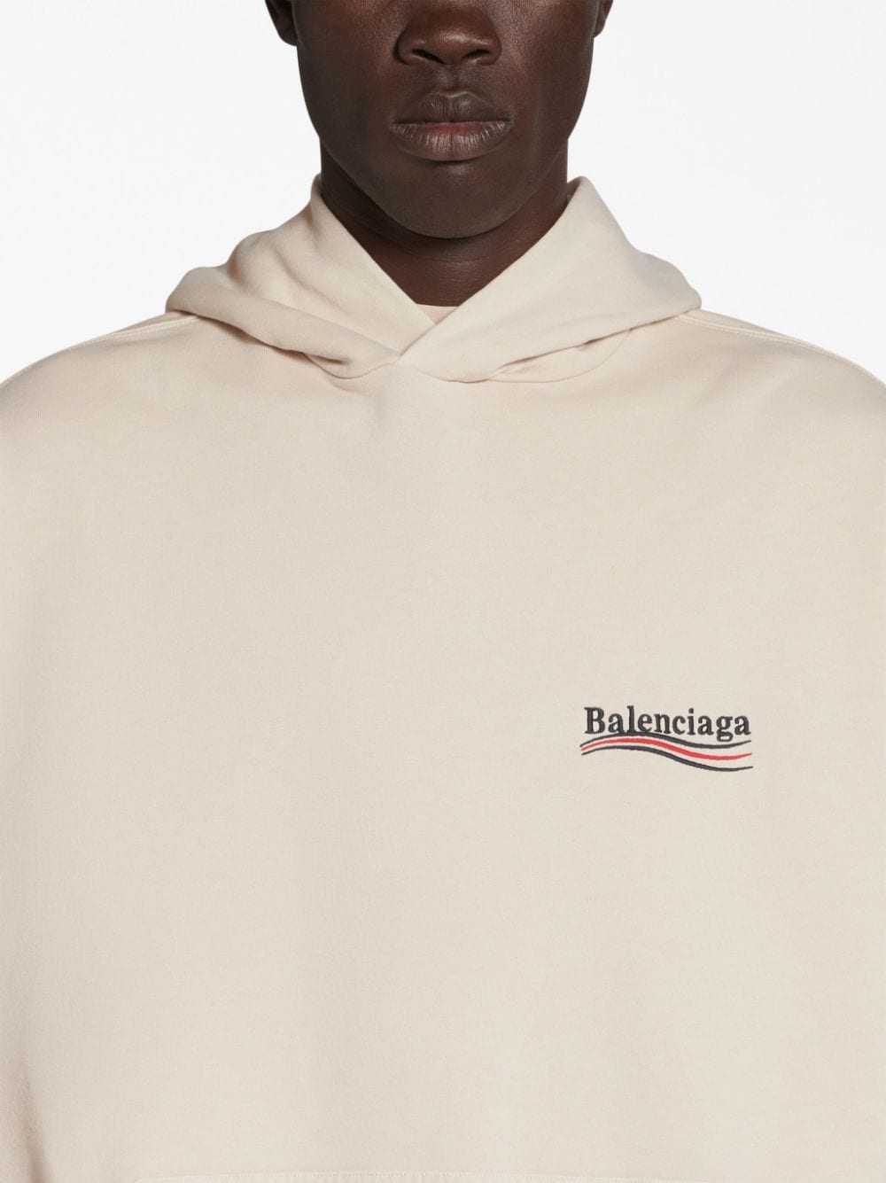 HOODIE BEIGE LOGO