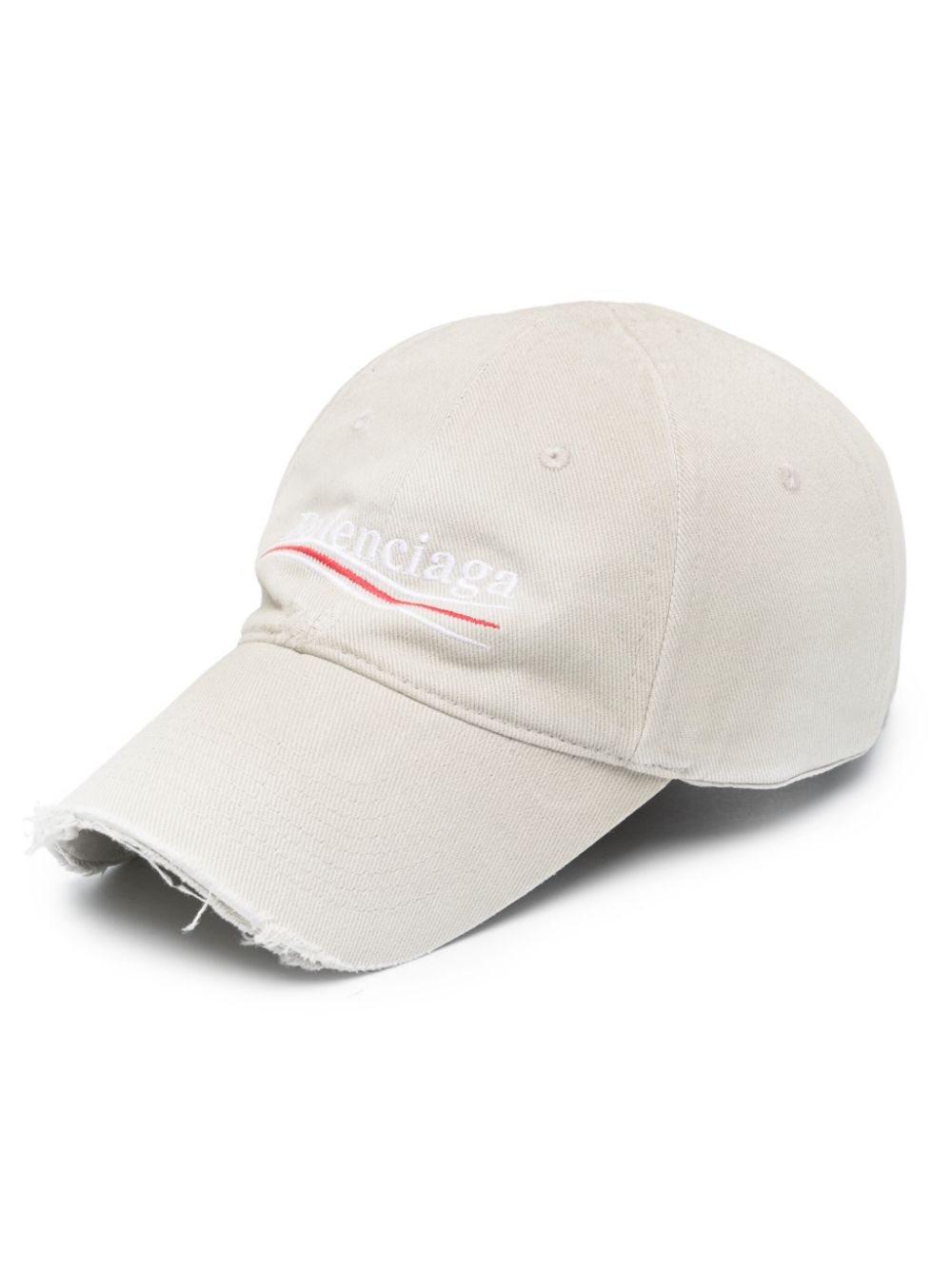 GORRA POLITICAL CAMPAIGN GRIS LOGO BLANC