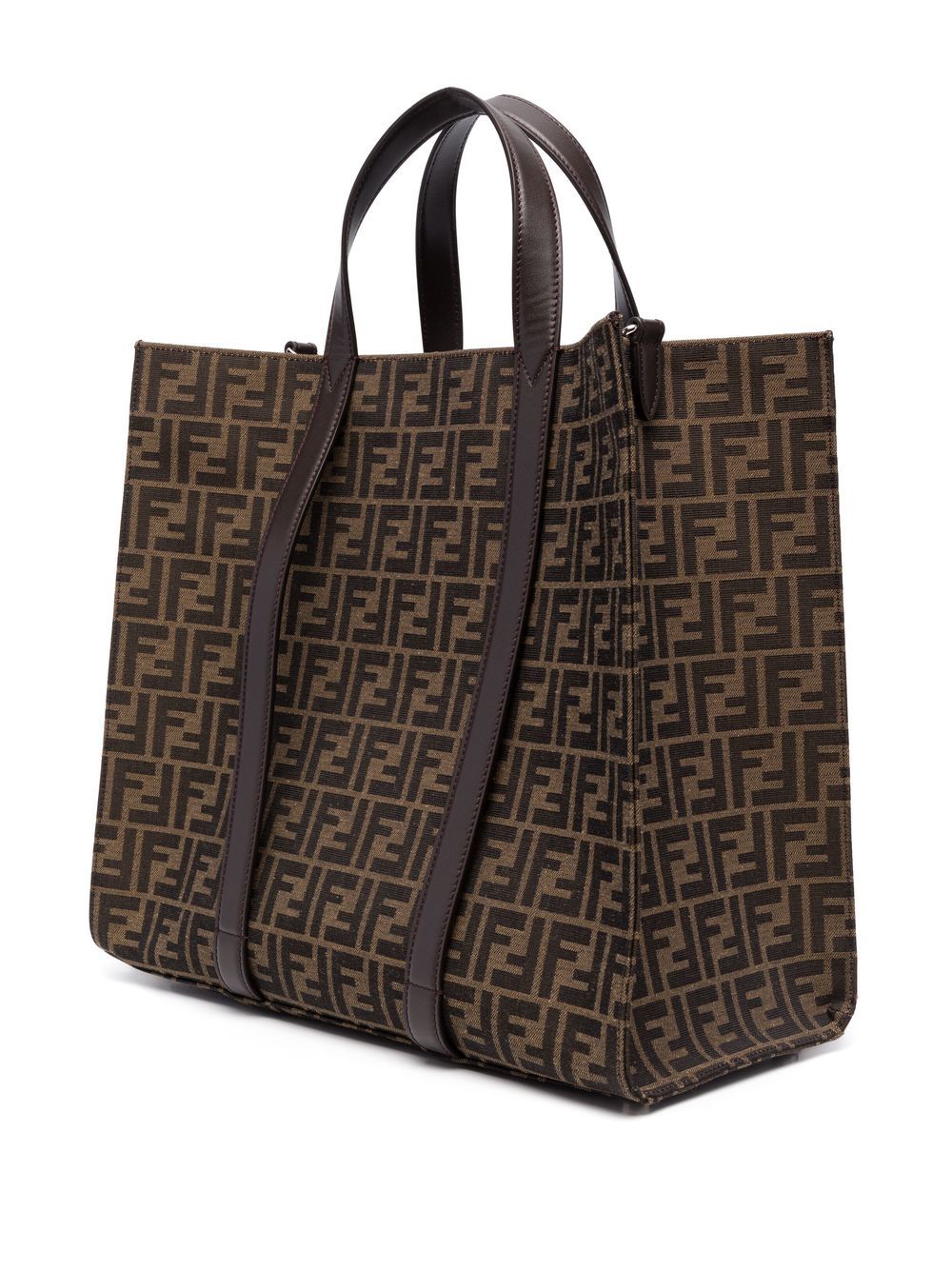 SHOPPING JACQUARD MARRON MONOGRAMA