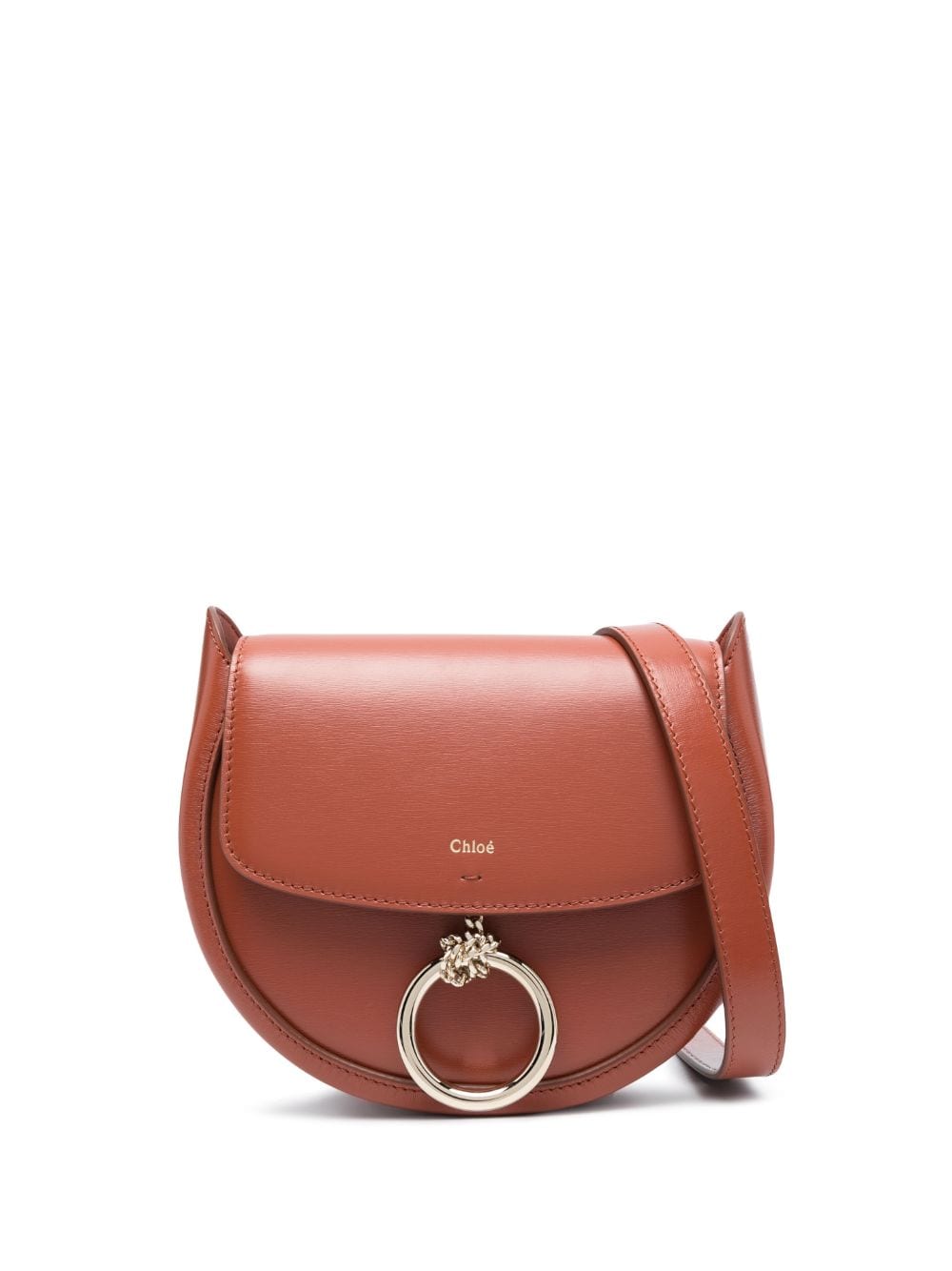 CROSSBODY S MARRON LOGO PEQUEÑO