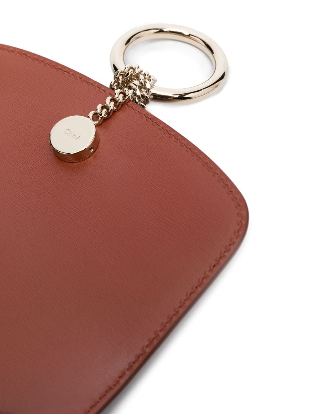 CROSSBODY S MARRON LOGO PEQUEÑO