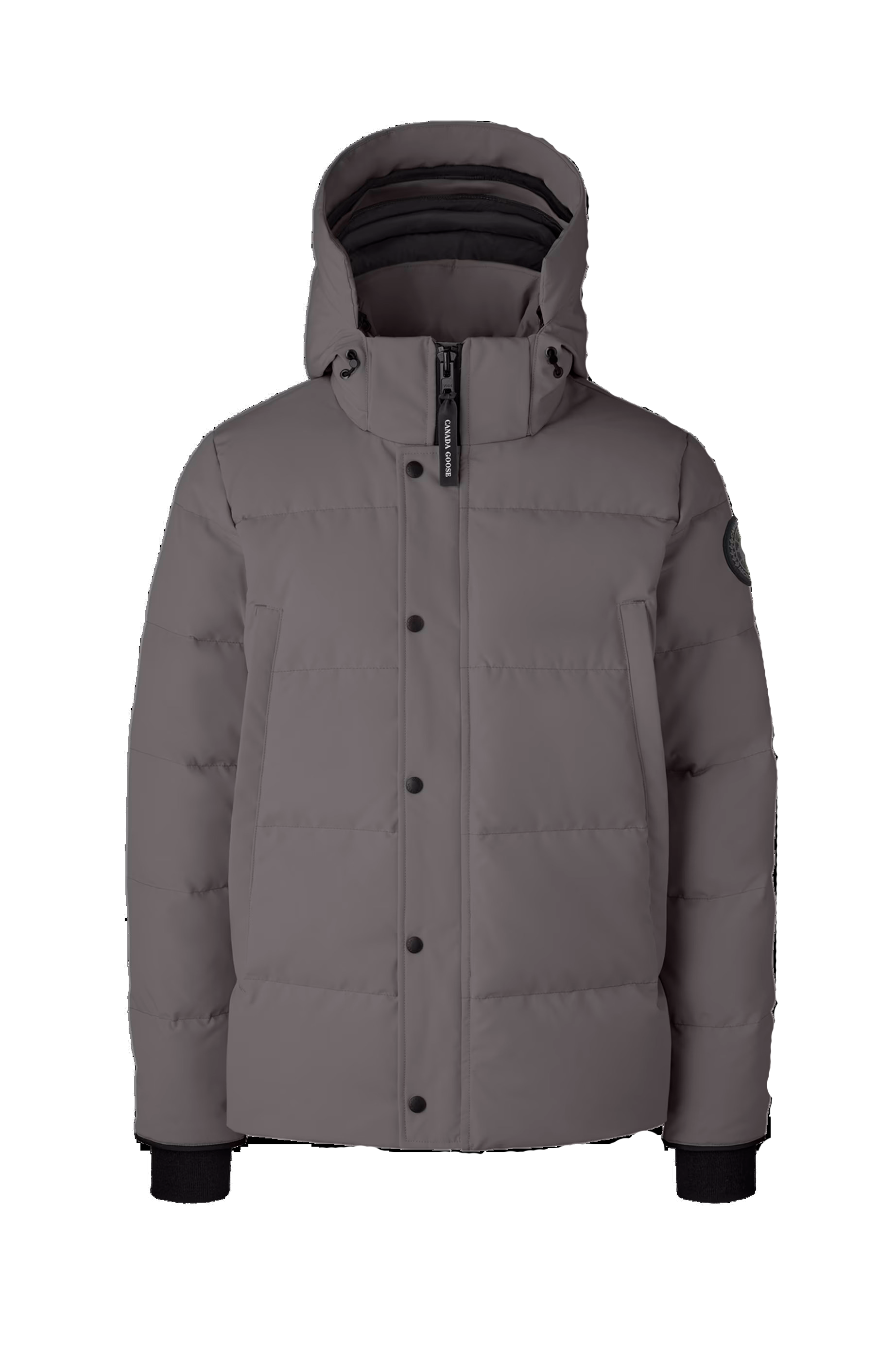 PARKA WYNDHAM GRIS BLACK LABEL CAPUCHA