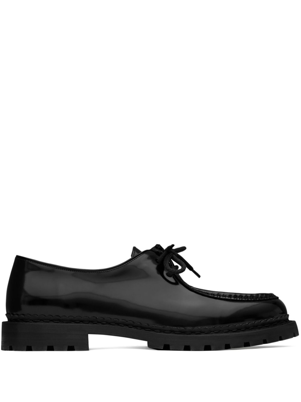 ZAPATO DERBY MALO NEGRO BRILLO