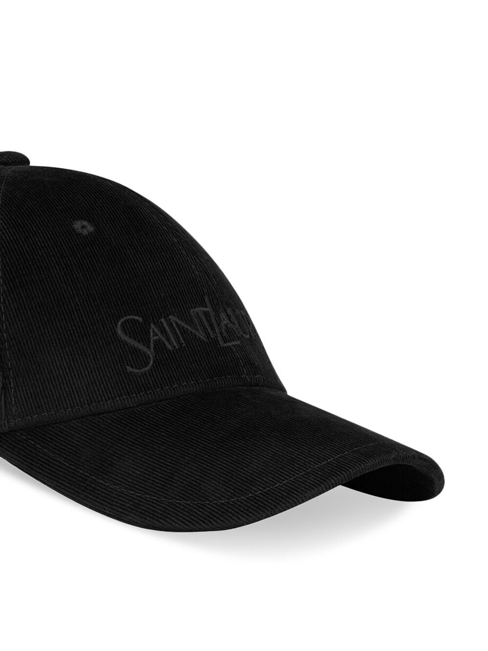 GORRA SAINT LAURENT PANNA NEGRO LOGO