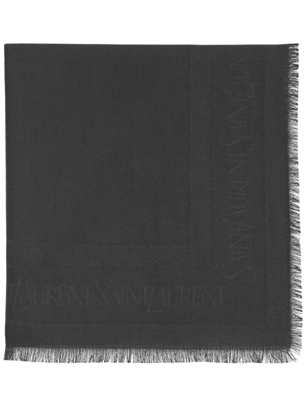 FOULARD JACQUARD BORDURE NEGRO