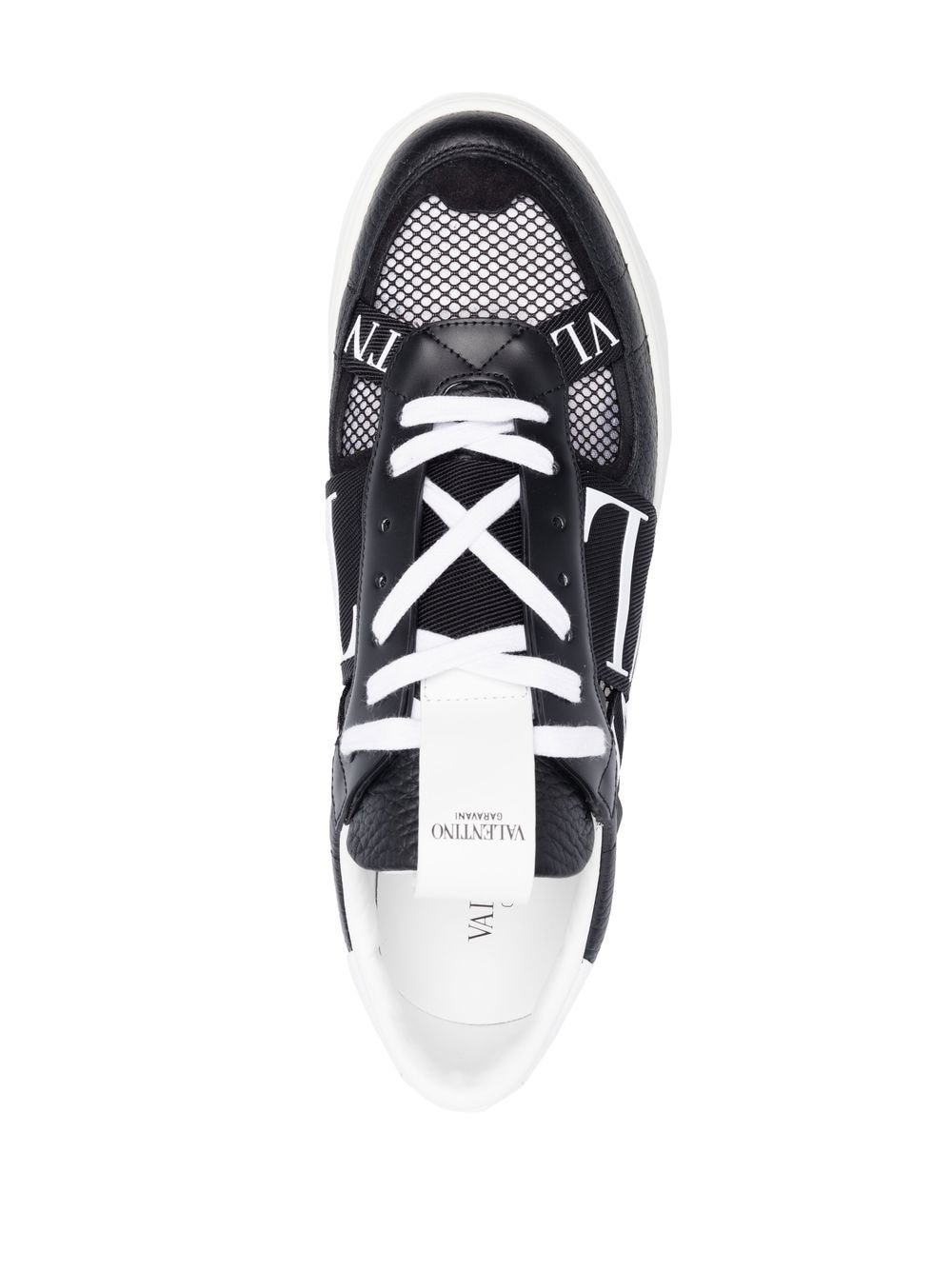 SNEAKER BLANCO NEGRO CINTAS