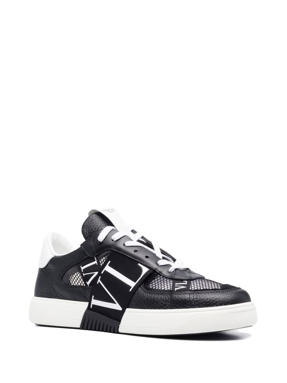 SNEAKER BLANCO NEGRO CINTAS