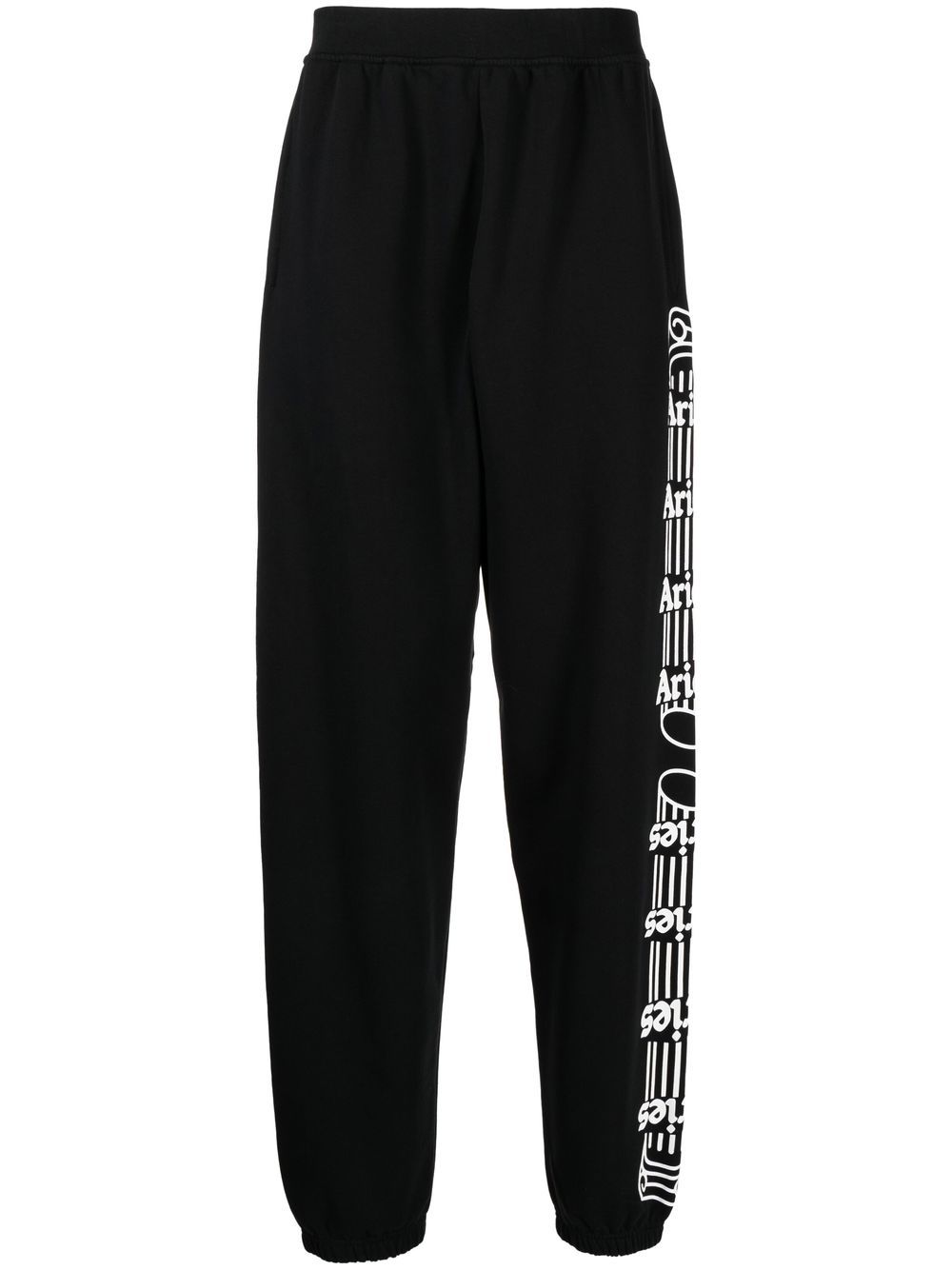 PANTALON JOGGING NEGRO LOGOS BLANCOS