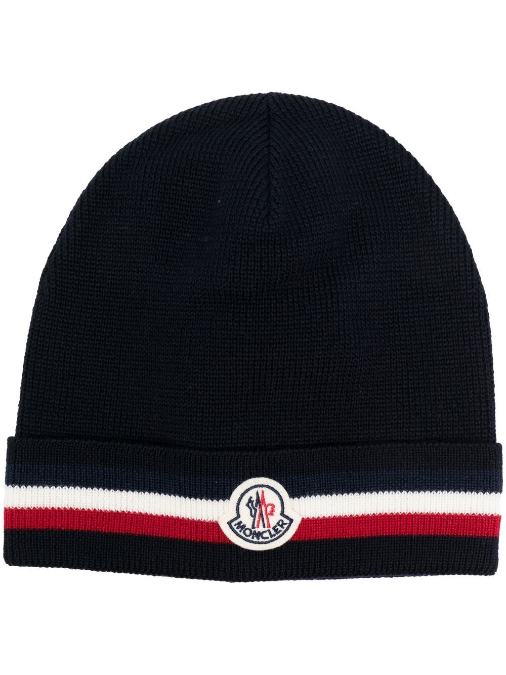 GORRO LANA MARINO TRIBANDA PARCHE LOGO