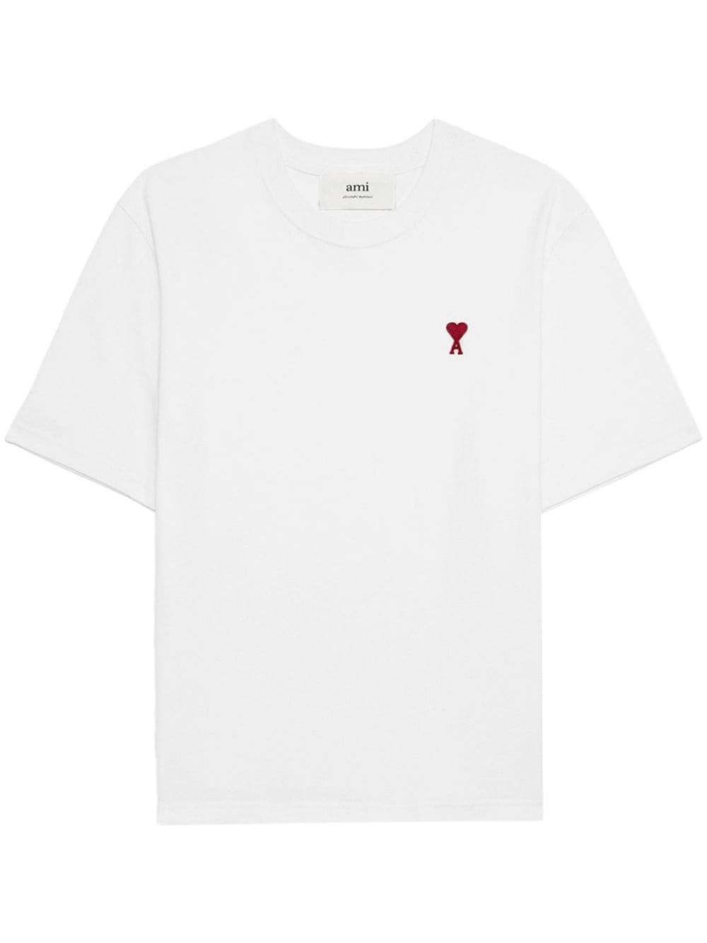 CAMISETA MC BLANCA LOGO ROJO