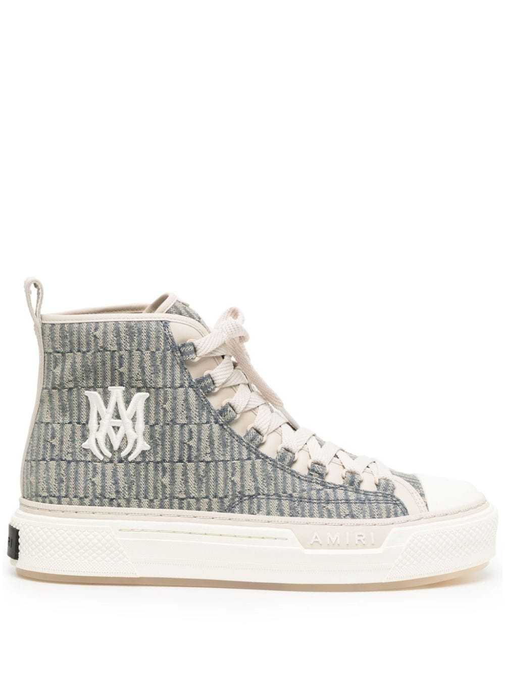 BOTA HI TOP AZUL LOGO BLANCO