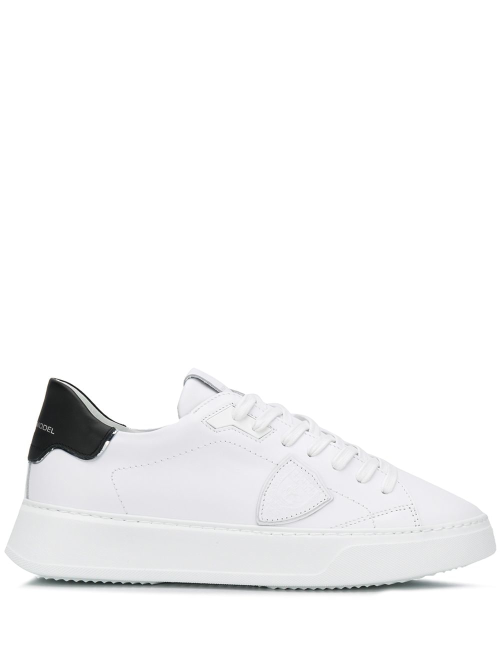 SNEAKER TEMPLE LOW BLANCO TALON NEGRO