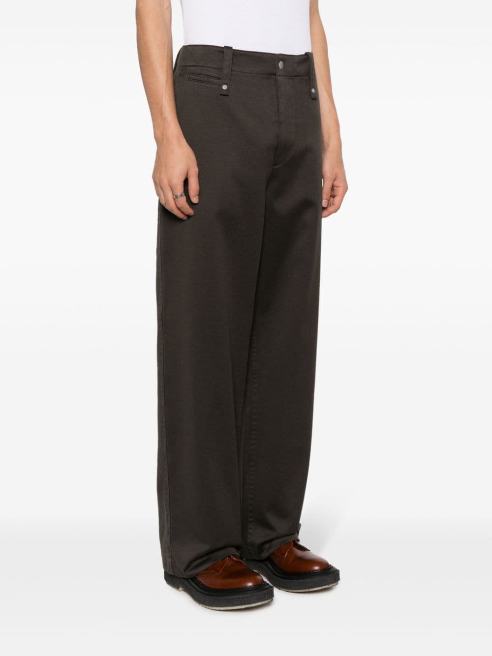 PANTALON BAGGY CASUAL MARRON