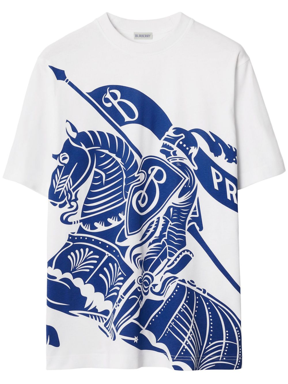 CAMISETA MC EKD BLANCA LOGO CABALLO AZUL