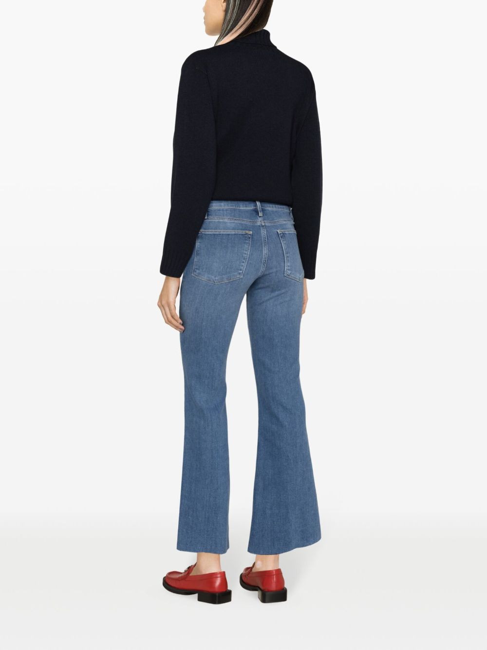 PANTALON JEAN LE EASY FLARE RAW DENIM