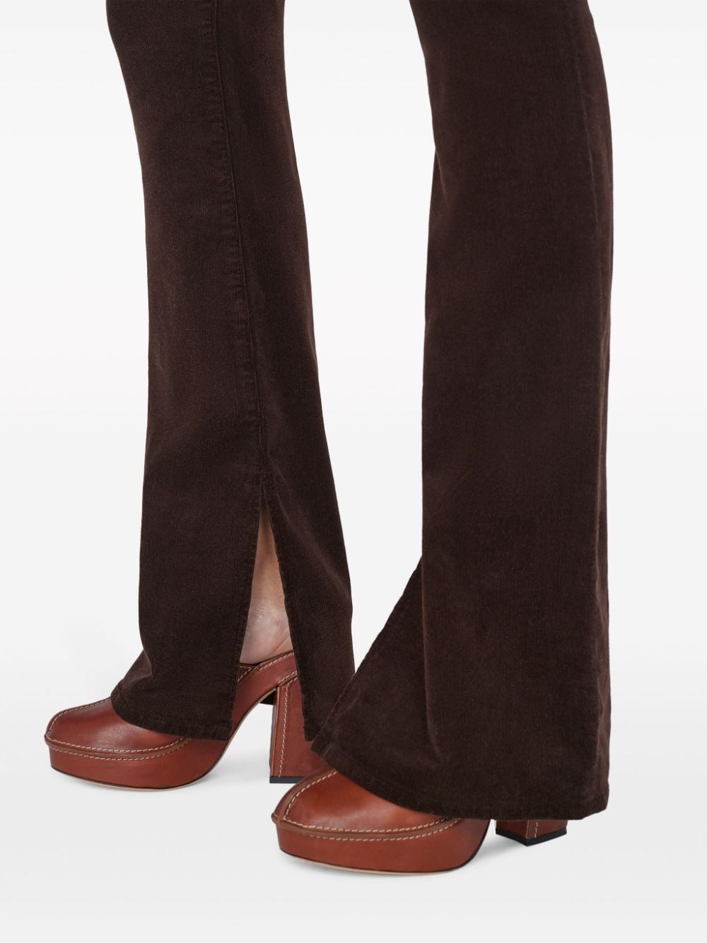 PANTALON JEAN LE MINI BOOT MARRON