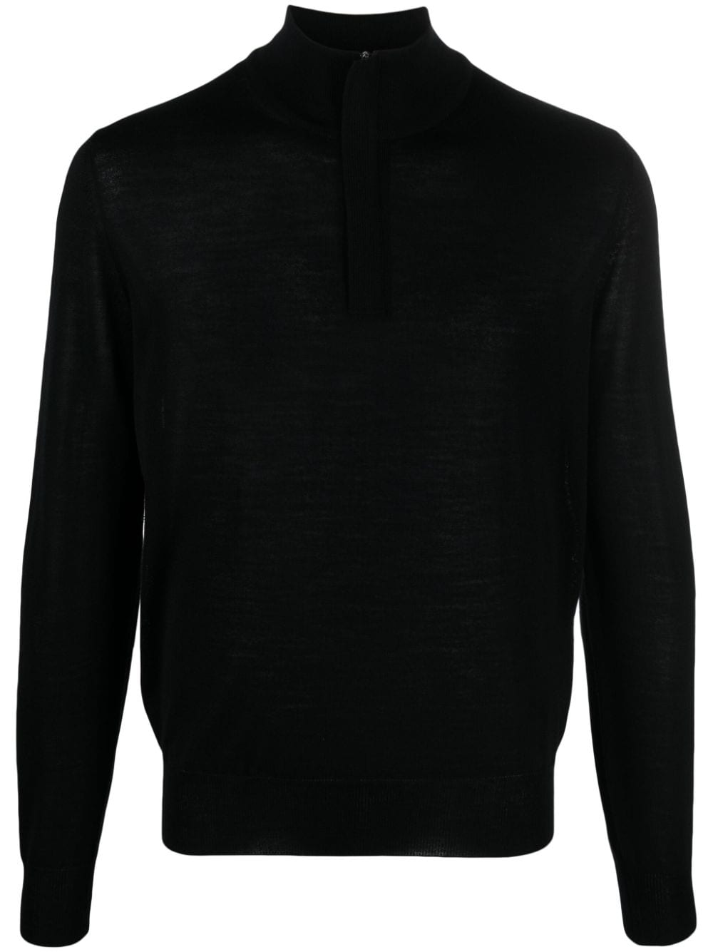 SUETER NEGRO CUELLO ZIP