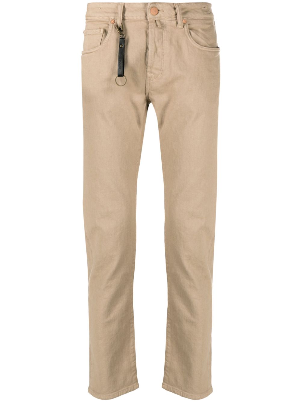 PANTALON 5P CAMEL ETIQUETA MARRON